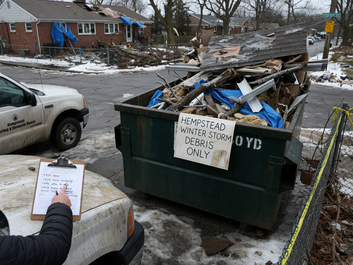 Dumpster Rental Cost Factors In Hempstead After Winter Storms