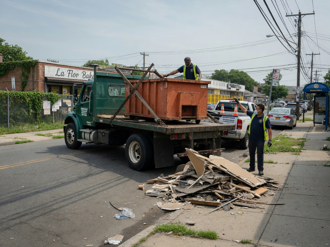  Dumpster Rental work by Hempstead Dumpster Rental pros in Hempstead, NY